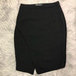 𝅺anthro Yoana Baraschi Wrap Side zip Pencil Skirt